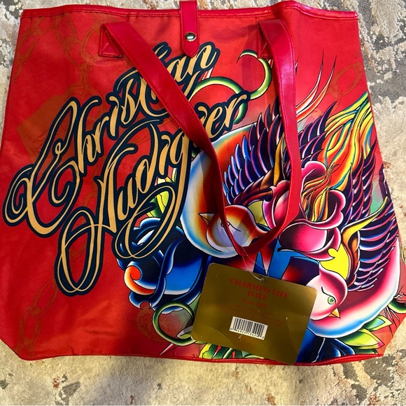 Christian Audigier Ed Hardy Tote bag - Picture 3 of 6